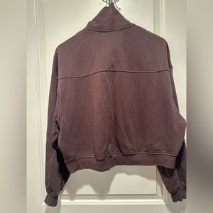 H&M crop top zipper sweater